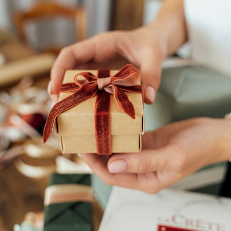 Écrin Cadeau en Carton Kraft – Pour Parure, Bracelet ou Bague
