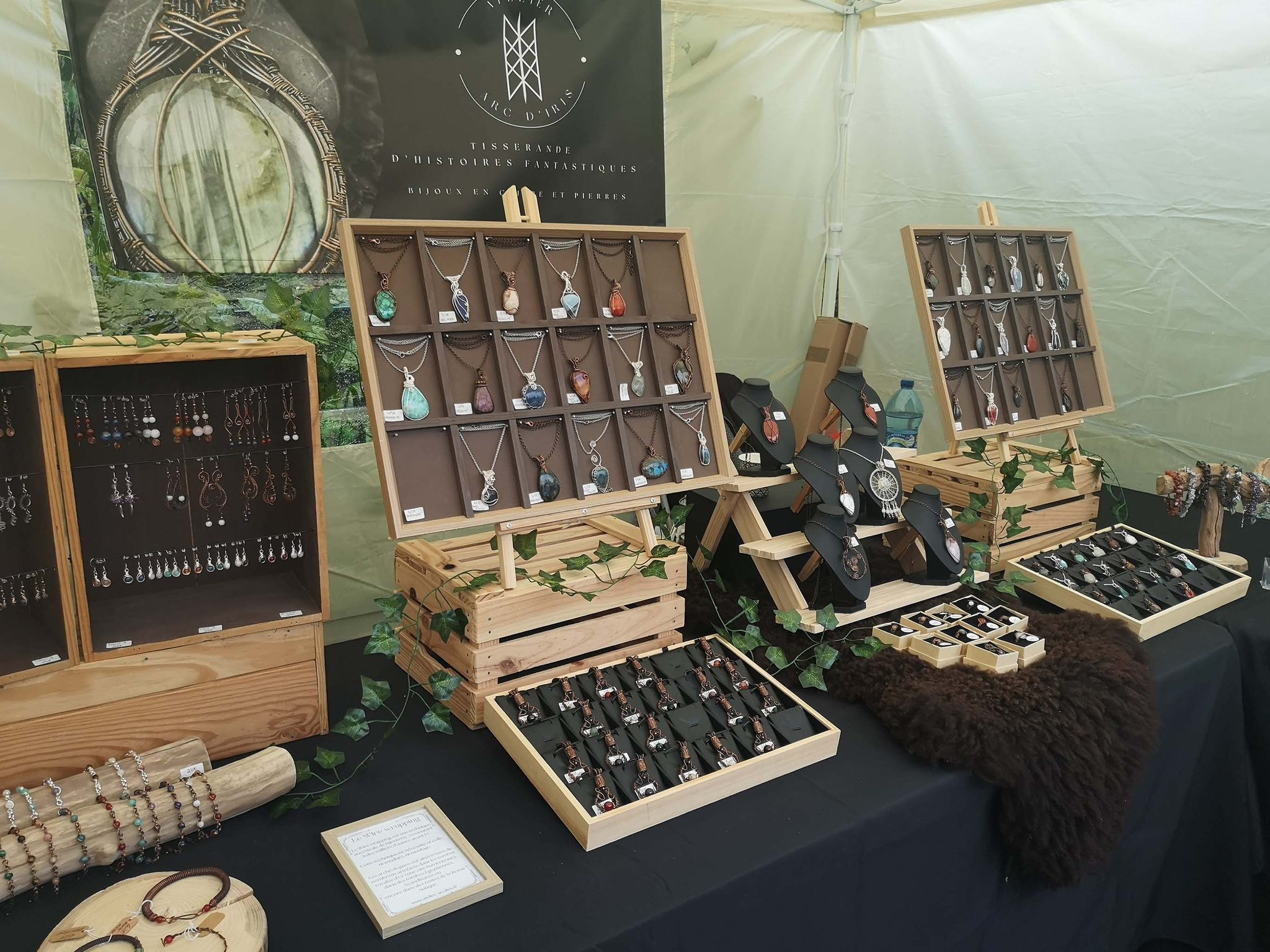 stand d'artisan, fête médiévale